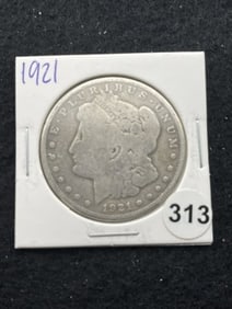 1921 Morgan Silver Dollar Coin