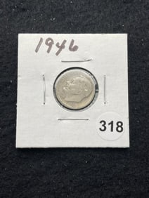 1946 Roosevelt Dime Coin