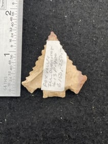 Fox Valley Indian Artifact Arrowhead