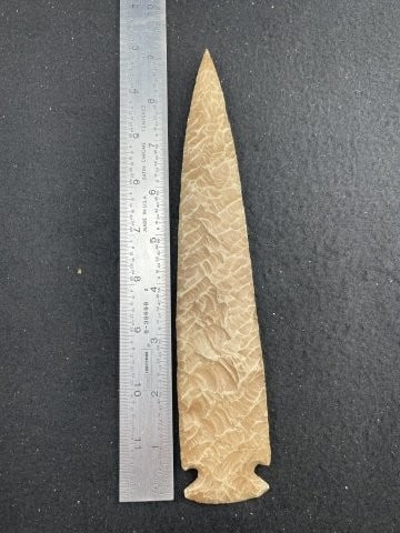 Large Texas Spear Point Indian Artifact Arrowhead (1 of 4)