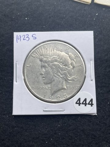 1923 S Peace Silver Dollar Coin (1 of 2)