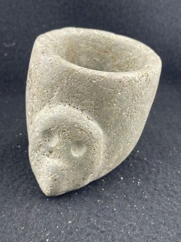 Bird Effigy Stone Pipe Indian Artifact Arrowhead (1 of 8)
