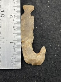 Chipped Hook Indian Artifact Arrowhead