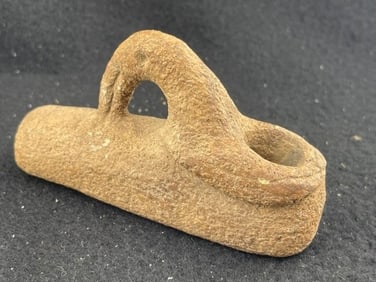 Bird Effigy Stone Pipe Indian Artifact Arrowhead