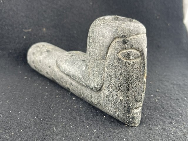 Human Effigy Stone Pipe Indian Artifact Arrowhead (1 of 7)