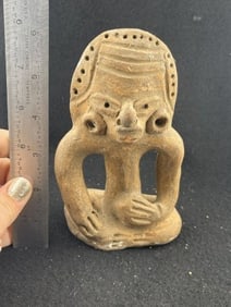 Pre-Columbian Pottery Vessel Indian Artifact Arrowhead