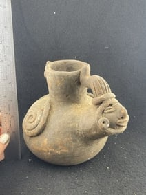 Pre-Columbian Pottery Vessel Indian Artifact Arrowhead