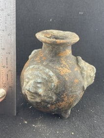 Pre-Columbian Pottery Vessel Indian Artifact Arrowhead