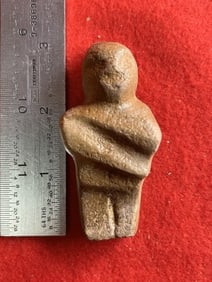 Stone Human Effigy Indian Artifact Arrowhead