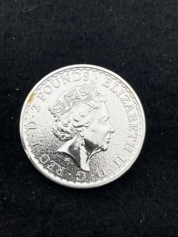 Britannia 2016 1 Ounce .999 Fine Silver Coin (1 of 2)