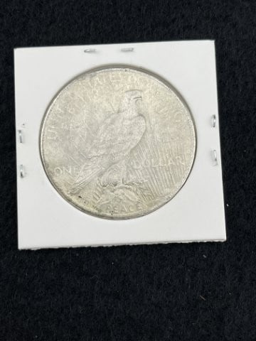 1925 Peace Silver Dollar Coin - 2