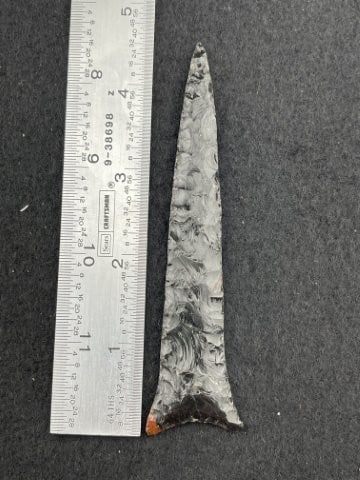 Obsidian Drill Indian Artifact Arrowhead (1 of 4)