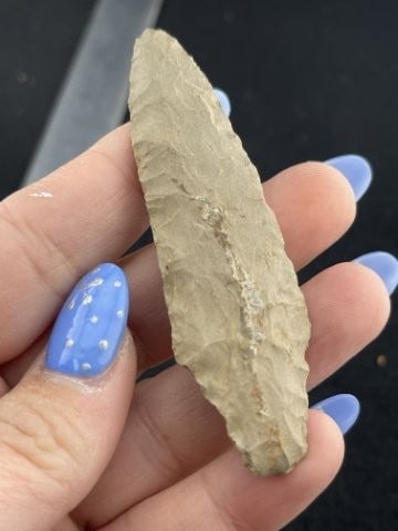 Adena Indian Artifact Arrowhead - 3