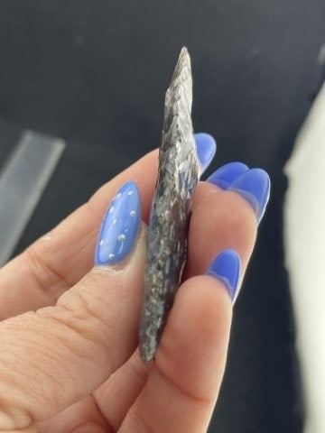 Obsidian Clovis Indian Artifact Arrowhead - 5