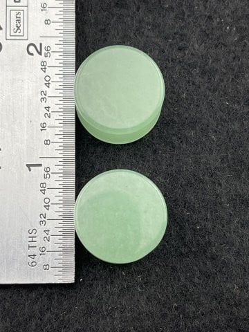 Mayan Jade Ear Spools Indian Artifact Arrowhead (1 of 3)