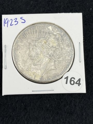 1923 S Peace Silver Dollar Coin (1 of 2)