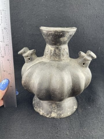 Pre-Columbian Pottery Vessel Indian Artifact Arrowhead (1 of 7)