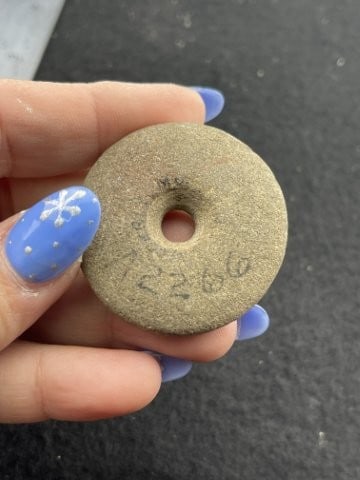 Pottery Bead from Missouri Indian Artifact Arrowhead - 3