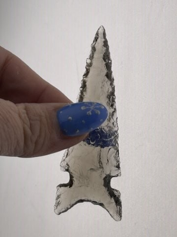 Glass Arrow Point Indian Artifact Arrowhead (1 of 5)