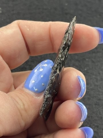 Obsidian Clovis Indian Artifact Arrowhead - 5