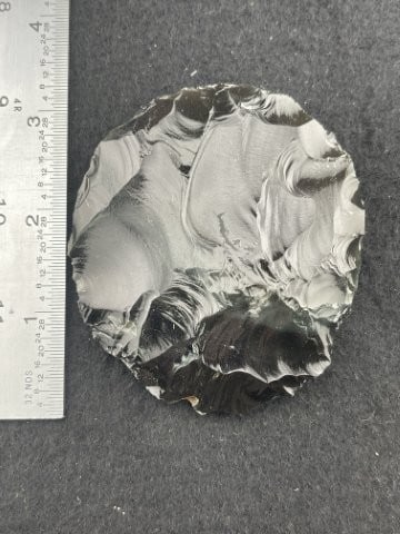 Obsidian Chipped Blade Indian Artifact Arrowhead (1 of 4)