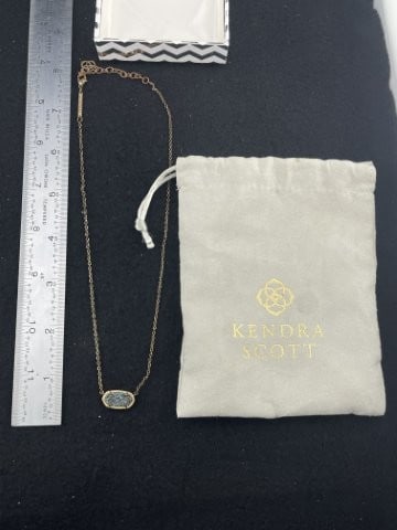 Kendra Scott Necklace: KEY WORDS: INDIAN ARTIFACT ARTIFACTS ARROWHEAD ARROWHEADS NATIVE AMERICAN MISSISSIPPIAN QUAPAW CADDO POTTERY COINS MORGAN DOLLAR PEACE DOLLAR SILVER COINS. All coins have been Sigma tested for
