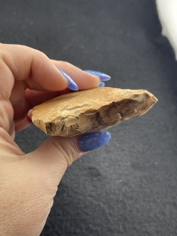 Chipped Celt Indian Artifact Arrowhead - 4