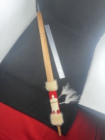 Wooden Pipe Stem Indian Artifact Arrowhead (1 of 7)