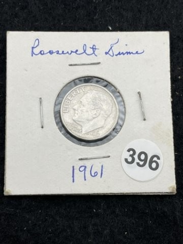 1961 Roosevelt Dime Coin (1 of 2)