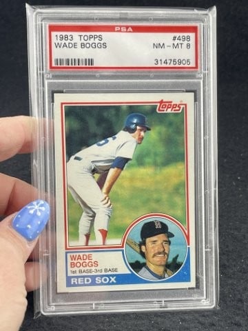 1983 Topps Wade Boggs Baseball Card (1 of 2)