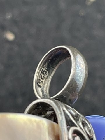 Shell Pendant with Sterling Bracket - 3