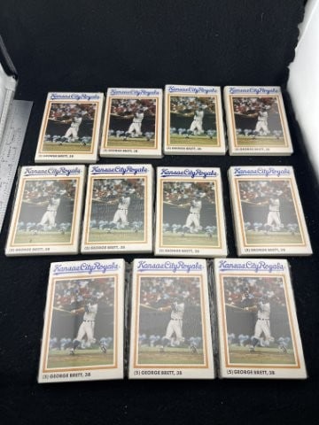 11 Kansas City Royals Unopened Baseball National Photo Cards (1 of 2)
