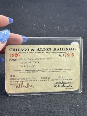 Railroad Card (1 of 2)