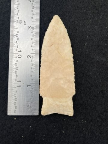 3 & 1/2" Dalton from St. Louis, Missouri Indian Artifact Arrowhead (1 of 3)