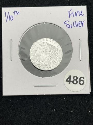 1/10th Fine Silver Coin (1 of 2)