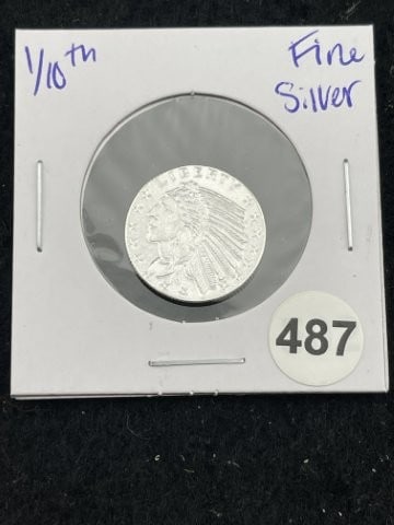 1/10th Fine Silver Coin (1 of 2)
