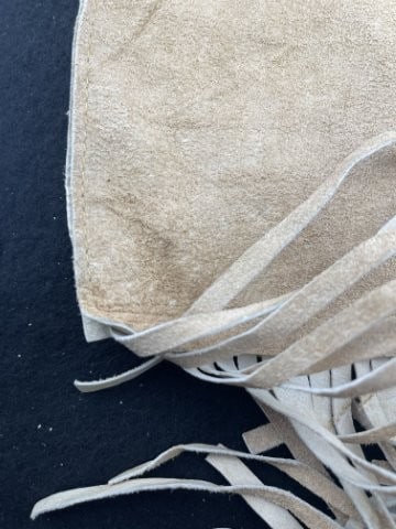 Beaded Leather Pipe Bag - 6