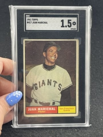 1961 Topps Juan Marichal Baseball Card (1 of 2)