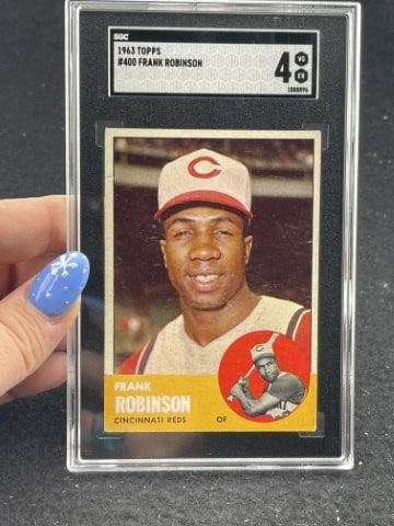 1963 Topps Frank Robinson Baseball Card (1 of 2)