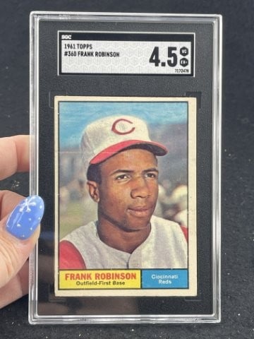 1961 Topps Frank Robinson Baseball Card (1 of 2)