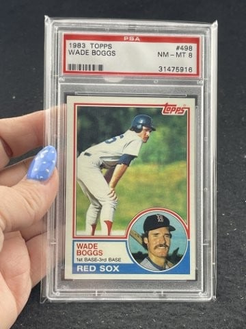 1983 Topps Wade Boggs Baseball Card (1 of 2)