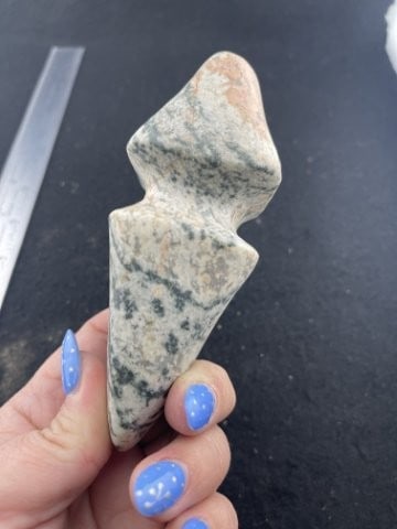 Grooved Axe Indian Artifact Arrowhead - 4