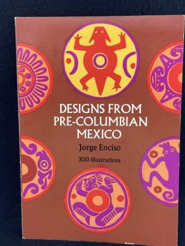 Designs from Pre-Columbian Mexico Book (1 of 2)