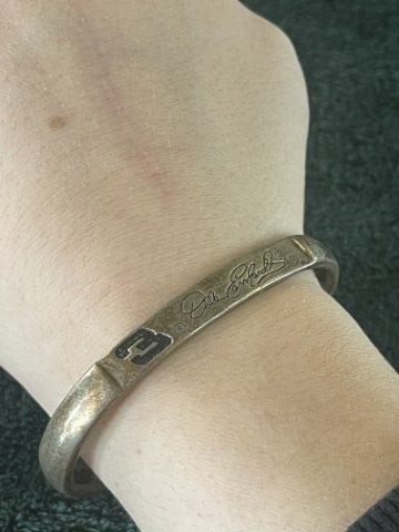 Sterling Silver .925 Bracelet: KEY WORDS: INDIAN ARTIFACT ARTIFACTS ARROWHEAD ARROWHEADS NATIVE AMERICAN MISSISSIPPIAN QUAPAW CADDO POTTERY COINS MORGAN DOLLAR PEACE DOLLAR SILVER COINS. All coins have been Sigma tested for