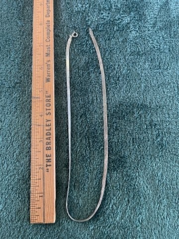 Sterling Silver .925 Necklace: KEY WORDS: INDIAN ARTIFACT ARTIFACTS ARROWHEAD ARROWHEADS NATIVE AMERICAN MISSISSIPPIAN QUAPAW CADDO POTTERY COINS MORGAN DOLLAR PEACE DOLLAR SILVER COINS. All coins have been Sigma tested for