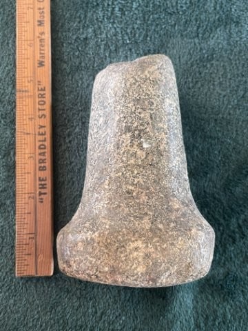 Pestle Indian Artifact Arrowhead: KEY WORDS: INDIAN ARTIFACT ARTIFACTS ARROWHEAD ARROWHEADS NATIVE AMERICAN MISSISSIPPIAN QUAPAW CADDO POTTERY COINS MORGAN DOLLAR PEACE DOLLAR SILVER COINS. All coins have been Sigma tested for