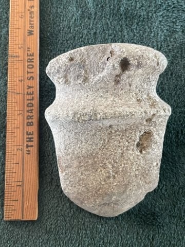 Grooved Axe Indian Artifact Arrowhead: KEY WORDS: INDIAN ARTIFACT ARTIFACTS ARROWHEAD ARROWHEADS NATIVE AMERICAN MISSISSIPPIAN QUAPAW CADDO POTTERY COINS MORGAN DOLLAR PEACE DOLLAR SILVER COINS. All coins have been Sigma tested for