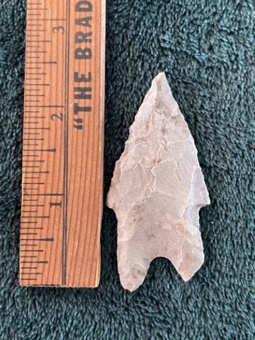Texas Point Indian Artifact Arrowhead: KEY WORDS: INDIAN ARTIFACT ARTIFACTS ARROWHEAD ARROWHEADS NATIVE AMERICAN MISSISSIPPIAN QUAPAW CADDO POTTERY COINS MORGAN DOLLAR PEACE DOLLAR SILVER COINS. All coins have been Sigma tested for