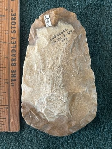 Chipped Axe Indian Artifact Arrowhead (1 of 4)