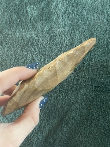 Chipped Axe Indian Artifact Arrowhead - 3